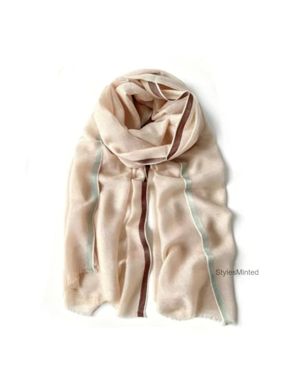 Wool Pashmina Shawl Wrap Lightweight Scarf Women Breathable Warm